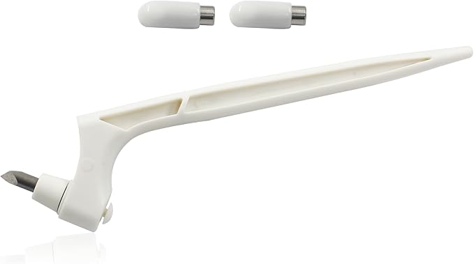 White Craft Cutting Tools Pen | 3 Different 360 Degree Rotating Blades - Image 5