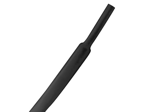 Kable Kontrol Heat Shrink Tubing - 4” Inch - 10' Ft Long, Black Polyolefin - 2:1 Industrial Shrink Tube & Cable Sleeve for Electrical Wire Insulation - Rated for 600 V