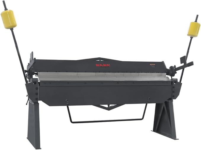 KAKA INDUSTRIAL Pan and Box Brake, 80-Inch Sheet Metal Brake Bender, 12-Gauge Mild Steel Capacity, Heavy-Duty Box and Pan Brake, Floor Model Metal Break W-8012A