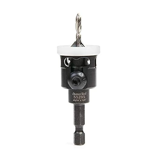 Amana Tool - 55295 Carbide Tipped 82° Countersink with Adjustable Low Friction Depth