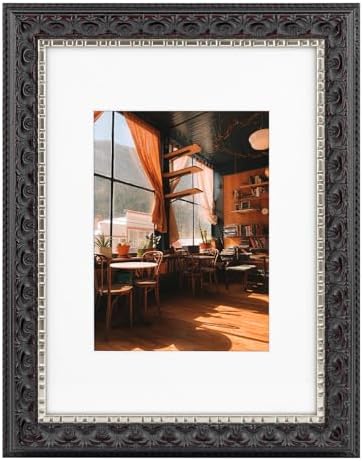 Golden State Art, 9X12 Ornate Finish Photo Frame by GoldenStateArt