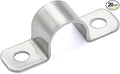 3/8 Inch Stainless Steel Conduit Clamps 2 Hole Pipe Clamps U Pipe Bracket Conduit Fixing Clips, Universal Clamp for Cylindrical Components - Fits OD 10 mm (Approx.3/8") | 20 Pcs