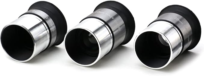 1.25-Inch Telescope Eyepiece Set, 4mm 10mm 20mm | Multi-focal eyepiece kit; - Image 4