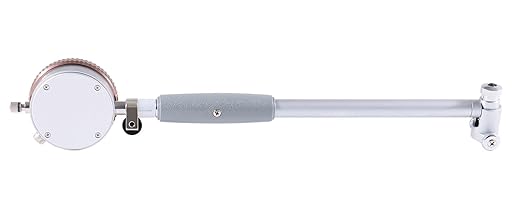 Accusize Industrial Tools 2-6 inch by 0.0001'' Dial Bore Gauge Set, 6'' Stem Length, Ee20-1006