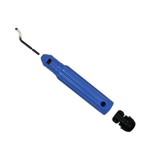 Deburring Tool Kit, a Anti-Slip Handle and Pack of 10 BS1010 Deburring Blades, for Wood, Metal, Plastic, Aluminum, Copper and Steel