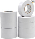 WOD ETC766 Professional Grade General Purpose White Electrical Tape UL/CSA Listed core. Vinyl Rubber Adhesive Electrical Tape: 1 inch X 66 ft - Use at No More Than 600V & 176F (Pack of 10)