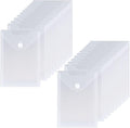 24 Pack Large Clear Die & Stamp Storage Bag Transparent Plastic Folders by Aasjbofa