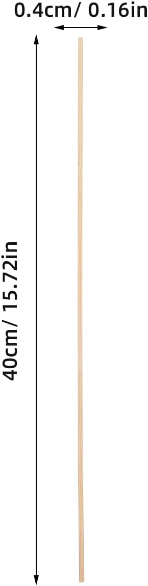 Lightweight Bamboo Kite Support Rods 15.74In Thin Dowels - Image 2