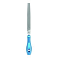 PFERD 10" Flat File - Second Cut with Handle for Metalwork and Deburring, Durable Steel Hand Tool