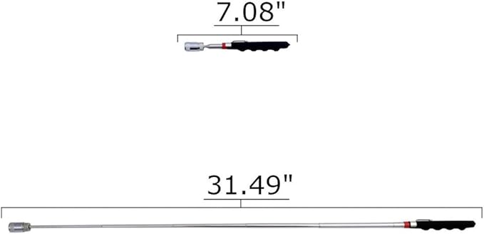 Telescopic Inspection Mirror, Round Mirror (Diameter 5mm / 1.96in). Telescopic Magnetic Pickup with LED Lights. Directional Magnetic Pickup with LED Light. 3-in-1 Tool Set.