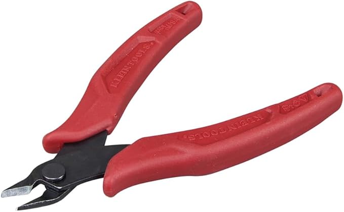 Klein Tools D275-5 Diagonal Flush Cutters, Made in USA, Micro Wire and Compact - Image 3