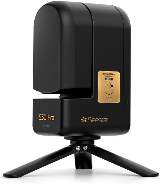 Seestar S30 Pro Smart Telescope Black Edition | 4K Dual Camera, Auto Tracking & by Unknown