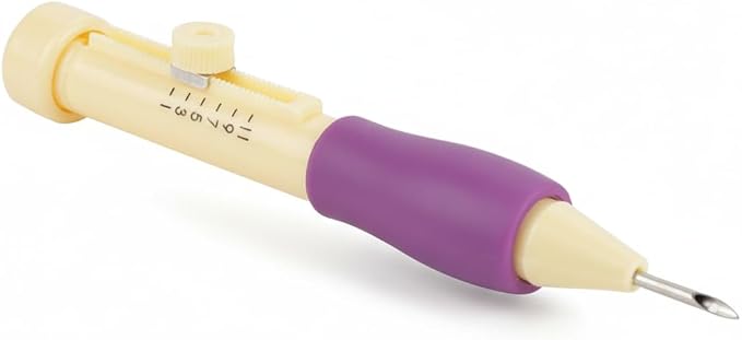 Needle Punch Kit, Adjustable Needle Length Embroidery Needle Punch - Image 9