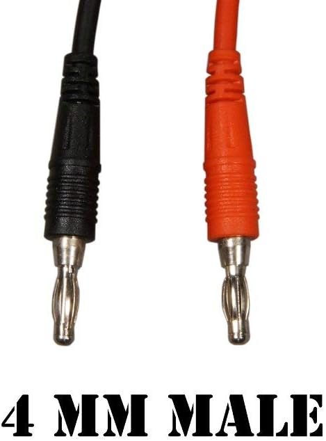 Test Lead Banana Plug 4 mm for DMM Multimeter (1 set) (Male-Male 1 meter)