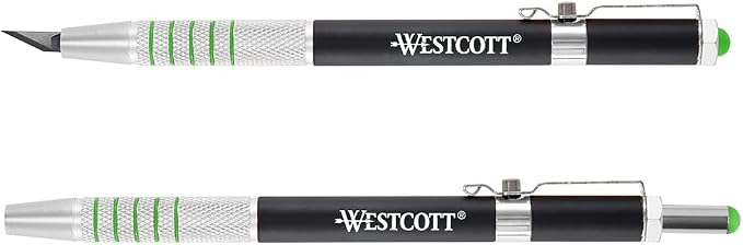 Westcott 16963 Pen-Style Retractable CarboTitanium Bonded Hobby Knife - Image 4