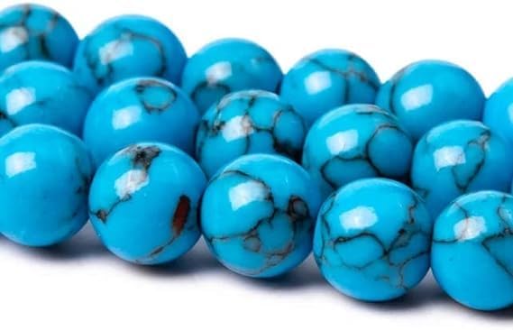 Zenkeeper About 180 Pcs Blue Turquoise Beads - Image 2