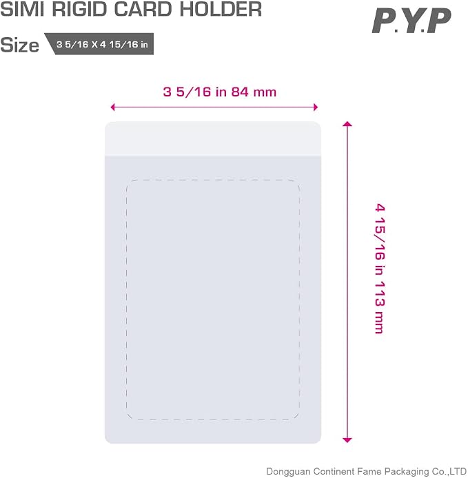 200ct Semi Rigid Card Holders - Image 3