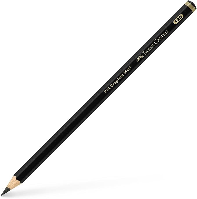 Faber-Castell Art & Graphic Pitt Graphite Matt Pencil, Matt Graphite, by Faber-Castell