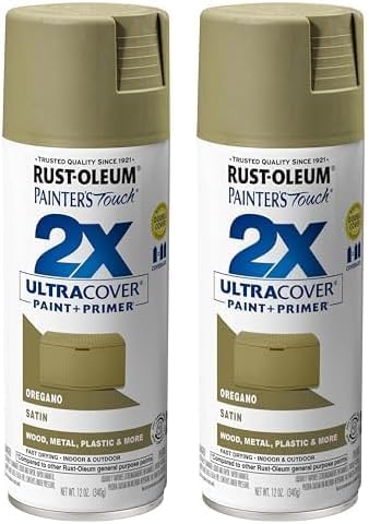 Rust-Oleum 249069 Painter's Touch 2X Ultra Cover Spray Paint, 12 oz, Satin by Rust-Oleum