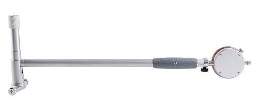 Accusize Industrial Tools 6-10'' by 0.0005'' Dial Bore Gauge Set, 10'' Stem Length, Ee20-5010