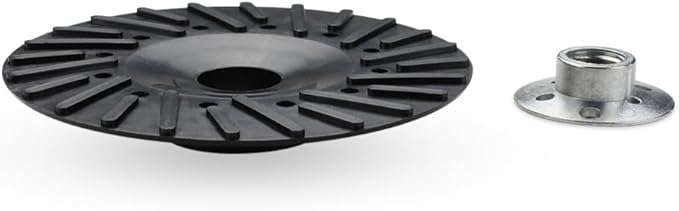 BHA Angle Grinder Ribbed Backing Pad for Resin Fiber Disc, 5" x 5/8"-11