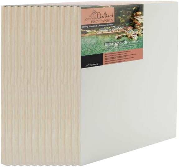 Da Vinci Pro Ultra Smooth Wood Canvas Gesso Board by DaVinci+Wood+Panel