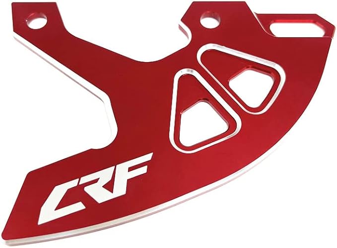 Dirt Bike Rear Brake Disc Guard & Dirt Bike Caliper Guard Compatible with CRF250R 2004-2017,CRF250X 2004-2017,CRF450R 2002-2017,CRF450X 2005-2017,CRF450RX 2017