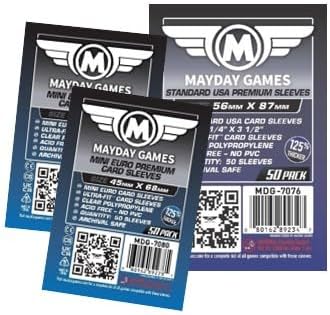 Mayday Games Village Attacks + Expansion -Premium Compatible Card Sleeve Bundle by MAYDAYGAMES