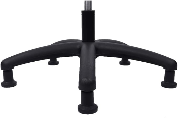 Chair Master Round Vinyl Chair/Stool-Black-for Garage, Counters, Shop, Kitchen, Computer Desks, Drafting Tables. Easy to Clean! (Glides, Medium Bench 19"-27")