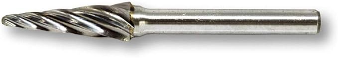 Benchmark Abrasives Ball Shape Premium Tungsten Carbide Burr with 1/4 Inch Shank Aluminum Cut Rotary Tool, Engraving Tool for Non-Metals Shaping Carving(SL-3NF)