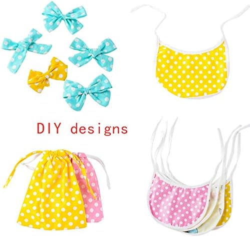 7Pcs 20" x 20" Cotton Fabric DIY Making Supplies Quilting Patchwork Fabric Fat - Image 4