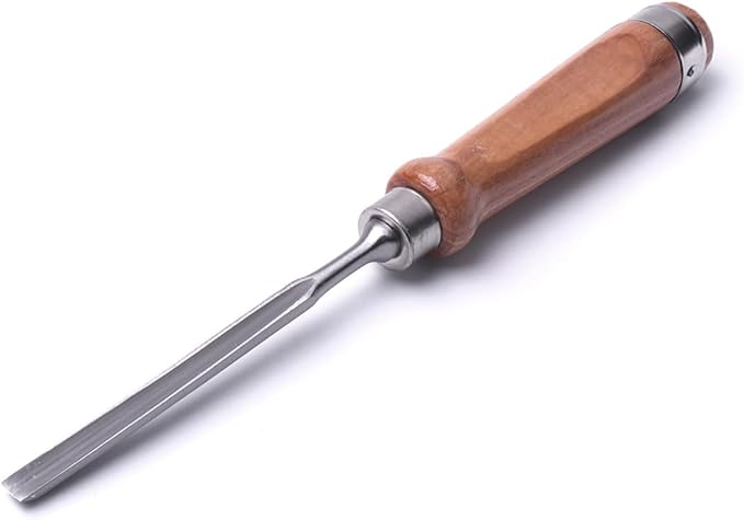 Atoplee Wood Carving Gouge Chrome Vanadium Steel Semi-Circular Carpenter Woodworking Chisel (8mm(5/16"))