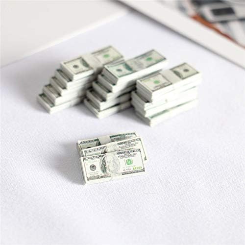 1:12 Dollhouse Miniature Scene Model Mini 200 Pieces Dollar Bills Set - Image 6