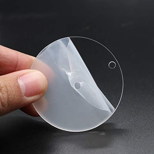 KINGFOREST 120PCS Acrylic Keychain Blanks Kit - Image 7