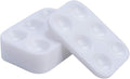 30 PCS White Plastic Paint Palettes 6 Well Rectangular Watercolor Palette by DAIKOYE