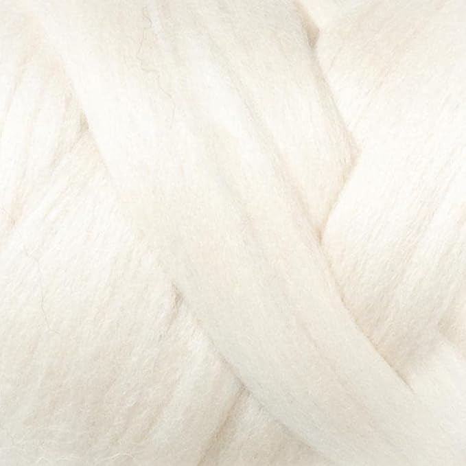 Natural Wool Bulk 2 lb roving, Best Wool - Image 3