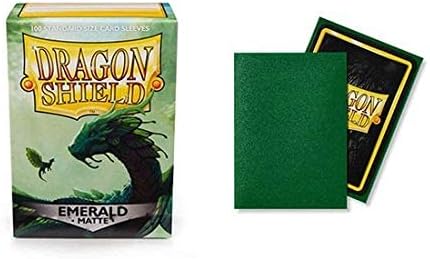 5 Packs Dragon Shield Matte Emerald Standard Size 100 ct Card Sleeves Value - Image 3