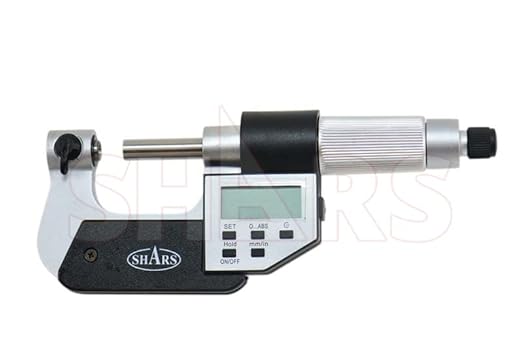 Shars 0-1"/0-25mm Electronic Screw Thread Micrometer, .00005" Resolution, 60 Degree 303-2436 P]