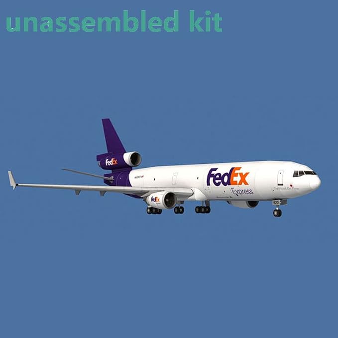 1:100 MD-11 Air Plane 3D Model Simulation Aircraft Model Aviation Paper Model - Image 9