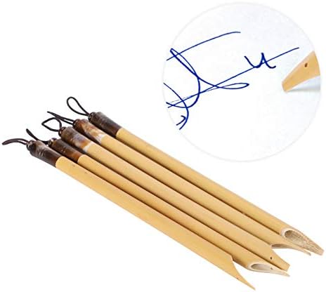 5PCS Bamboo Pens, Comic & Arabic Calligraphy Dip Pens - Image 3