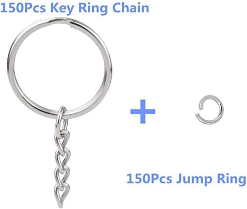 100 Pcs NANSSY 1 Inch/25mm Split Keyrings - Image 2