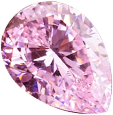 Pink Gemstone Color Cubic Zirconia Loose Beads Unset by AierCrystal