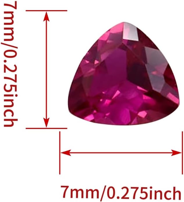 Ruby Red Cubic Zirconia Loose Beads Unset - Image 2