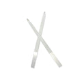 2 PCS Diamond Nail File Double Sided Metal Fingernail Manicure Files for Polish Nail, Removes Nail Ridges 7 Inches