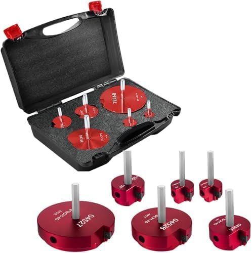 6PC Pvc Pipe Fitting Reamer Kit fit into standard 1/2" drills PVC pipe reamer tool PVC Pipe Fitting Saver Contains PPR75, PPR100, PPR150, PPR200, PPR300 and PPR400