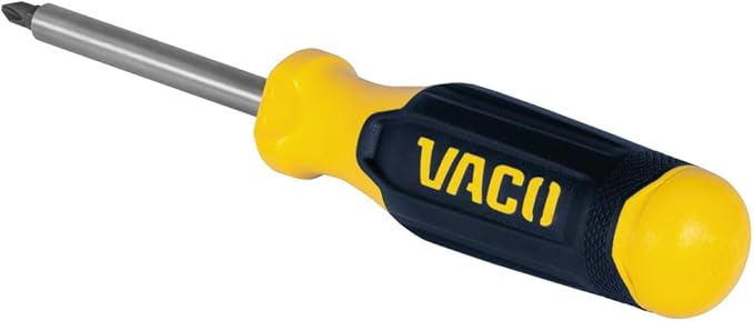 VACO VAC7202 20-Piece Screwdriver Set with Magnetizer, Phillips, Slotted and TORX, Laser-Etched Precision Blades, Enhanced Comfort Handles