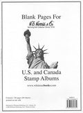 H.E. Harris & Co. United States and Canada Stamp Album Blank Pages by Unknown