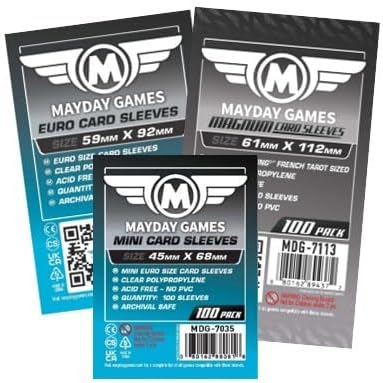 Mayday Games Unconscious Mind -Standard Compatible Card Sleeve Bundle by MAYDAYGAMES