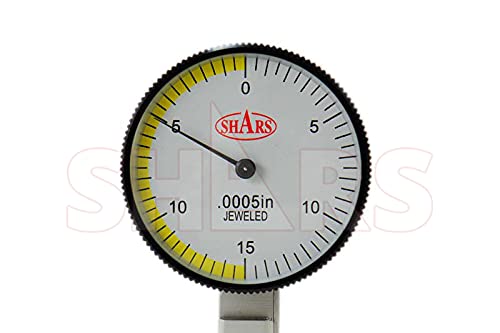Shars .030" Dial Test Indicator .0005" Graduation in Fitted Case 303-3203 !]