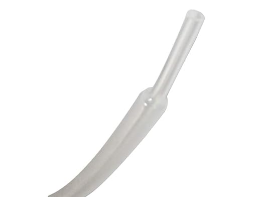 Kable Kontrol Heat Shrink Tubing - 3/8” Inch - 10' Ft Long, Clear Polyolefin - 2:1 Industrial Shrink Tube & Cable Sleeve for Electrical Wire Insulation
